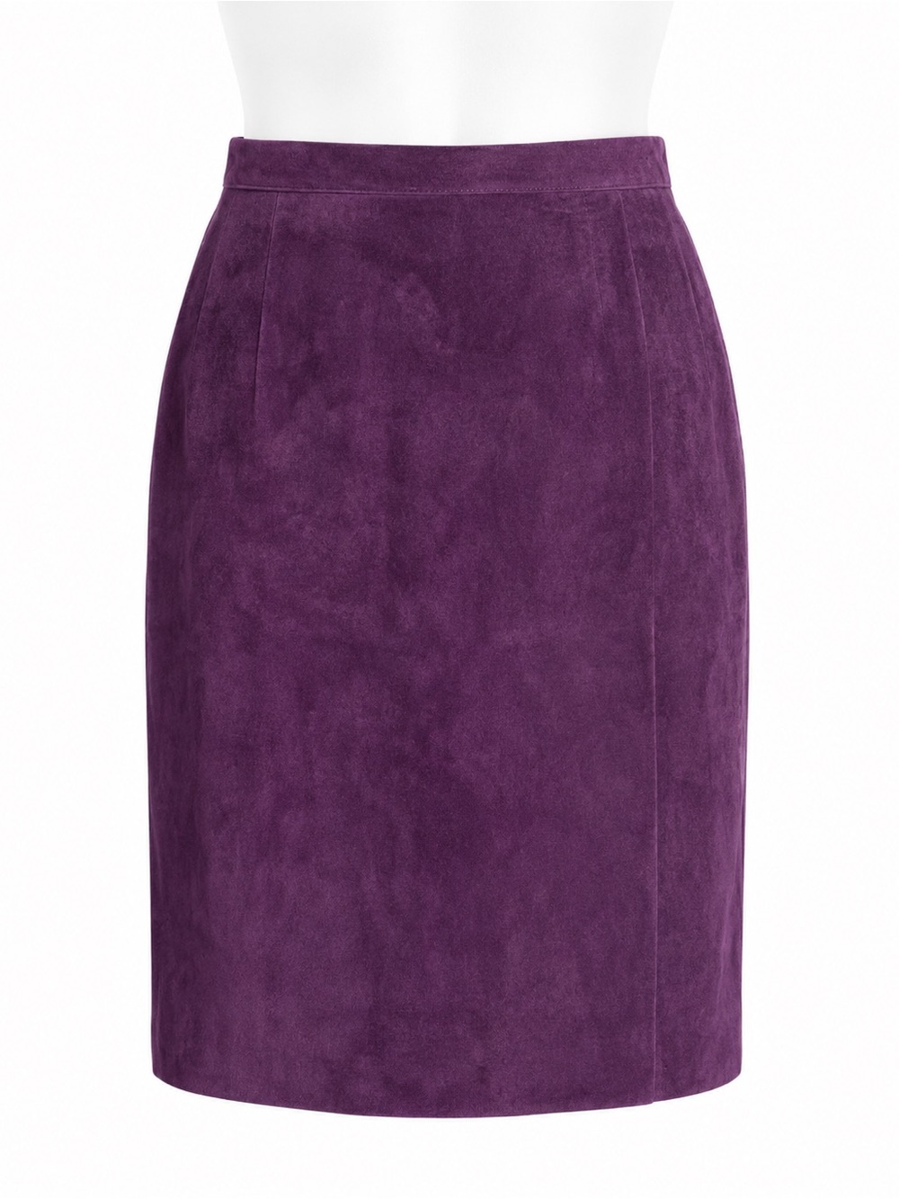 Size 12 Vintage Bagatelle Women’s Purple Leather Pencil Skirt NWT